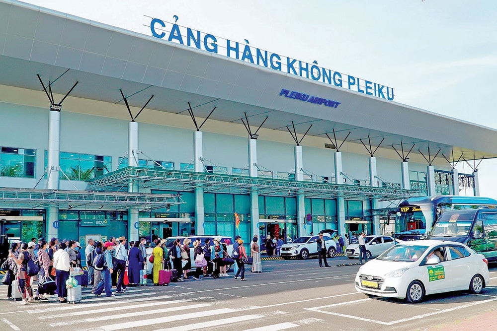 Kiến trúc sân bay Pleiku đơn giản